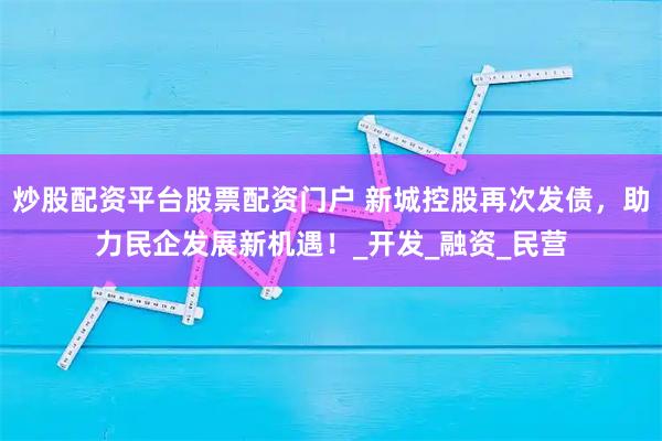 炒股配资平台股票配资门户 新城控股再次发债，助力民企发展新机遇！_开发_融资_民营
